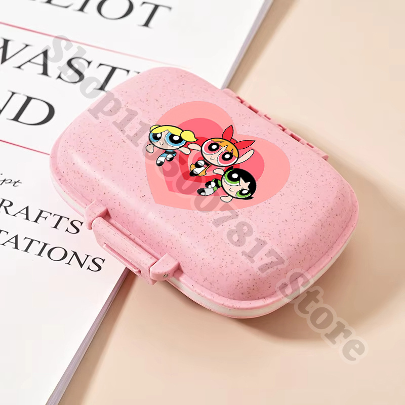 Tablet Accessories Gifts - Kawaii The Powerpuffs Scatola Portapillole Carina,