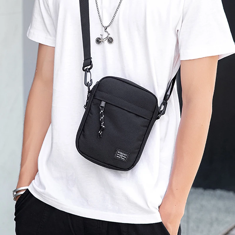 Tablet Shoulder Bag - Borsa a tracolla in tessuto Oxford