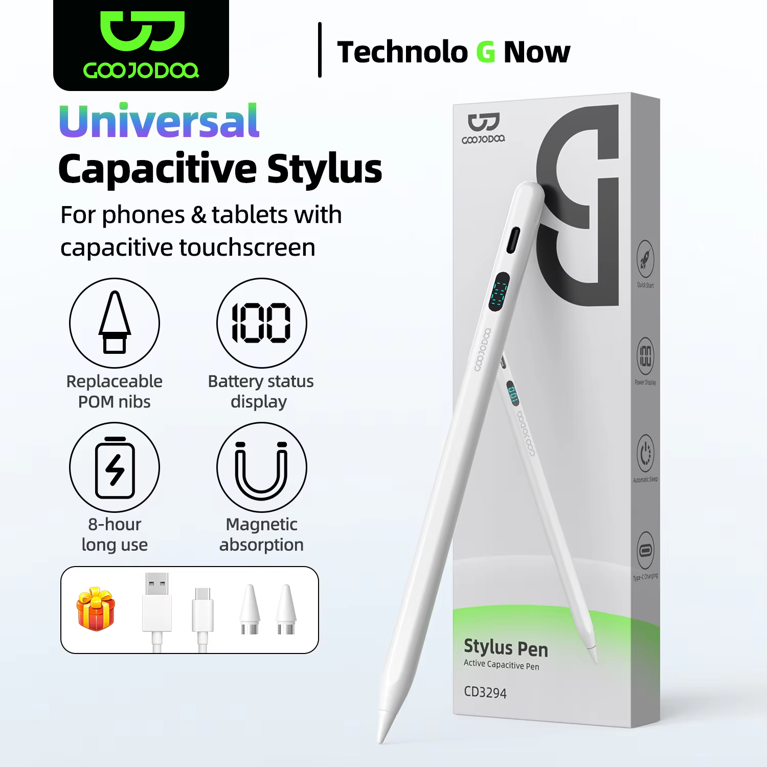 Tablet Accessories Choice Store - Stilo capacitivo universale Smart per Android