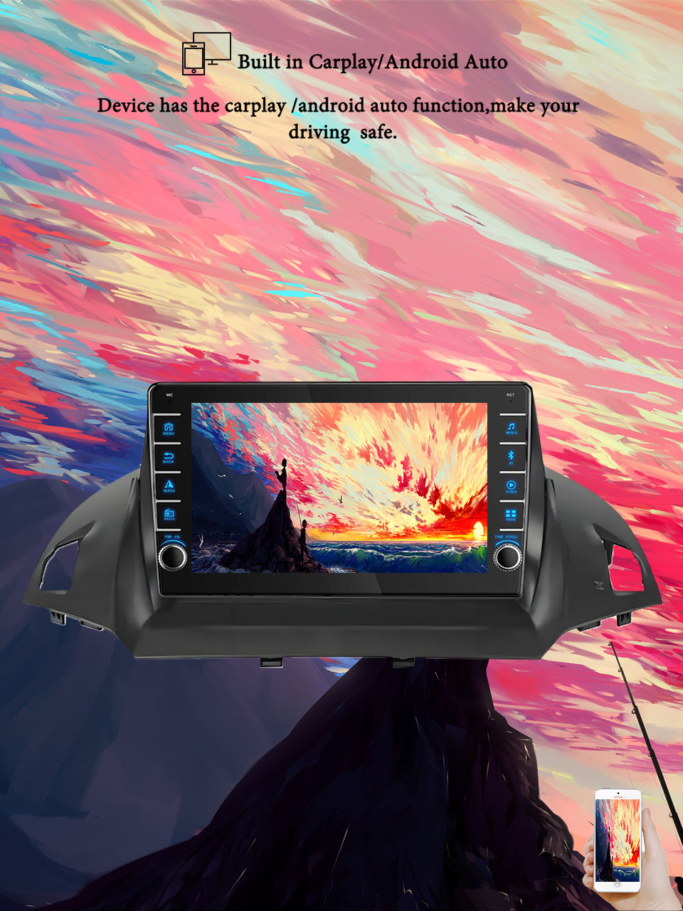 8G + 128G Android 14 Per Ford  - Tablet Danish Mobile & Accessories recensione e prezzo