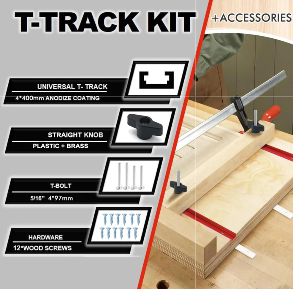 19 #   Kit T-Track per Tavolo  - Tablet Accessories Set recensione e prezzo