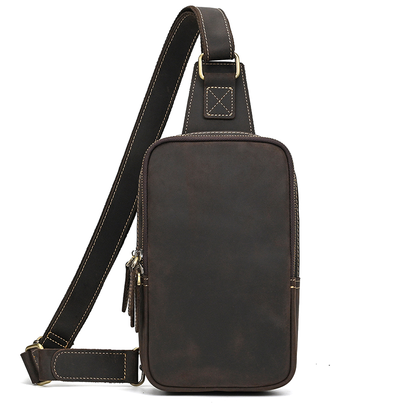 Borsa da petto da uomo in vera - Tablet Shoulder Bag recensione e prezzo