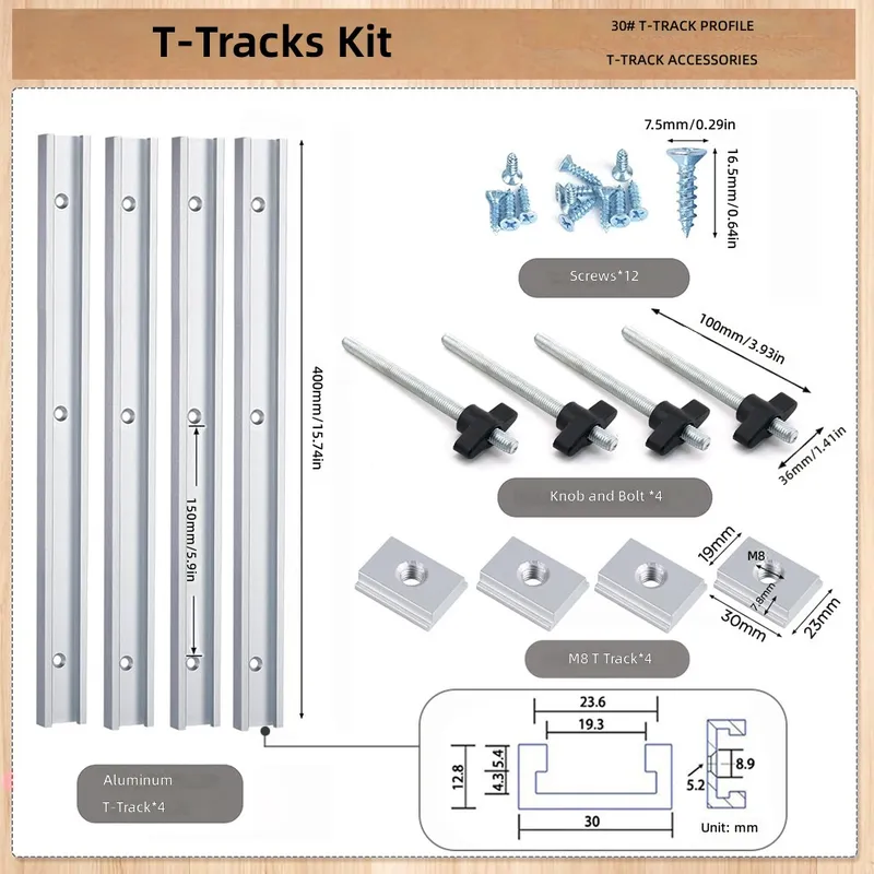 Set di Guide Scorrevoli a T T3 - Tablet Accessories Set recensione e prezzo
